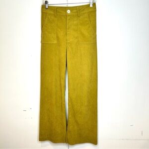 Miou Muse High Waist Wide Leg Lightweight Corduroy Pants